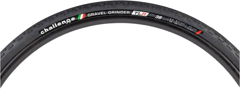 Challenge Gravel Grinder Race Tire 700x38 Black TLR-2